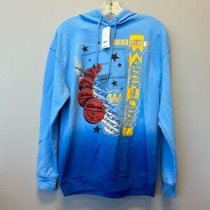 New Bonnie Blue NBA basketball hoodie. 2 tone blue size M.